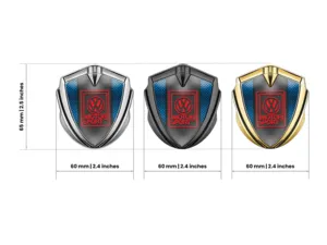 VW Metal Domed Emblem Sports Look High-Quality
